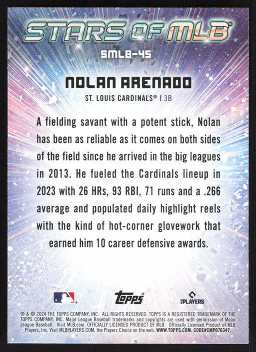 2024 Topps #SMLB-45 Nolan Arenado Stars of MLB