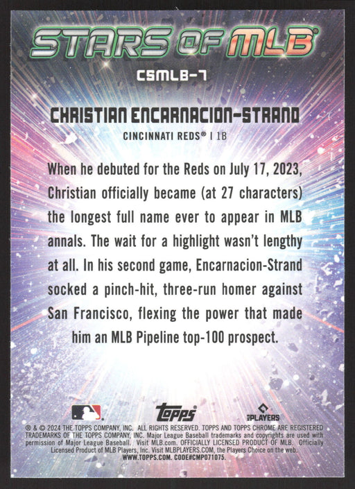 2024 Topps #CSMLB-7 Christian Encarnacion-Strand Stars of MLB Chrome