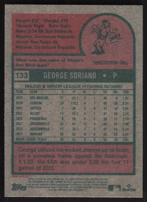 2024 Topps Heritage #133 George Soriano Base