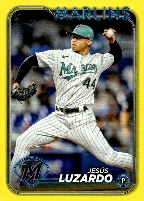 2024 Topps #123 Jesús Luzardo Yellow