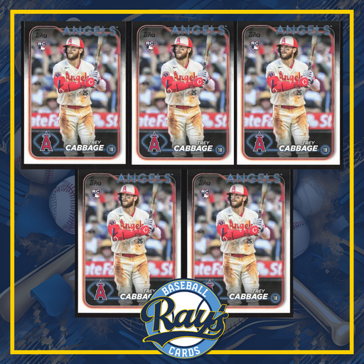 2024 Topps #321 Trey Cabbage - 5 Card Player Lot - Rookie Card