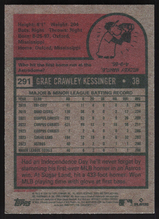 2024 Topps Heritage #291 Grae Kessinger