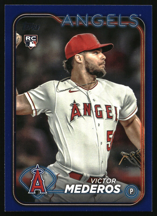 2024 Topps #270 Victor Mederos Royal Blue