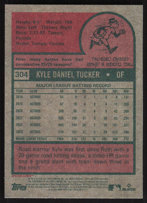 2024 Topps Heritage #304 Kyle Tucker Base