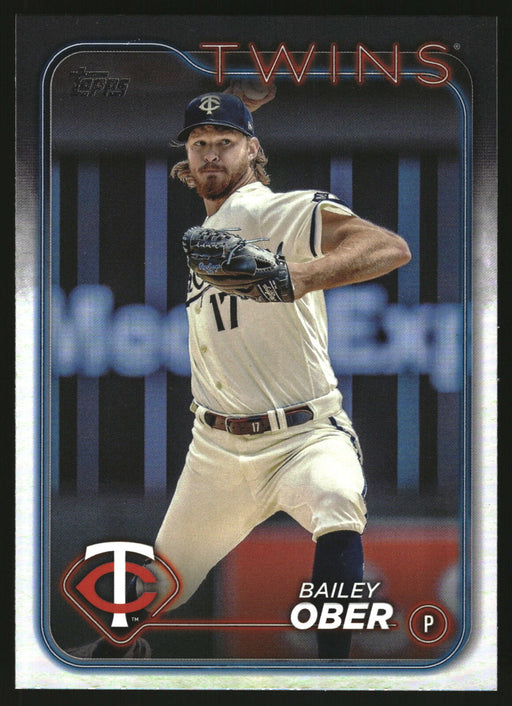 2024 Topps #121 Bailey Ober Rainbow Foil