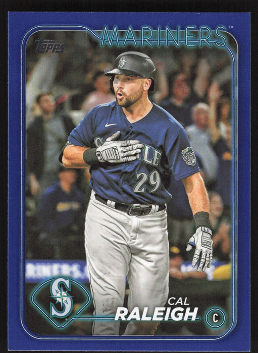2024 Topps #122 Cal Raleigh Royal Blue