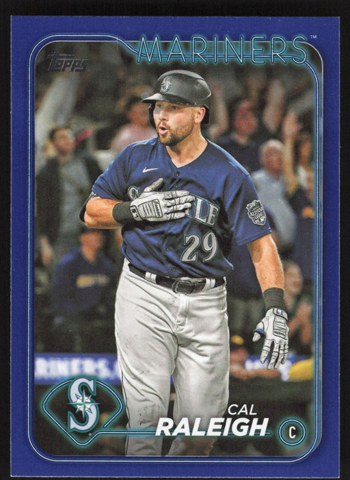 2024 Topps #122 Cal Raleigh Royal Blue