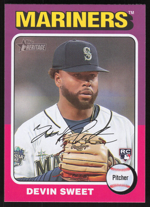 2024 Topps Heritage #242 Devin Sweet Base