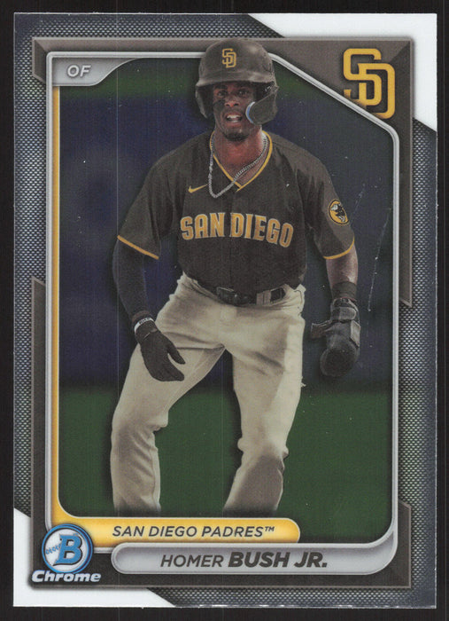 2024 Bowman #BCP-87 Homer Bush Jr. Chrome Prospects