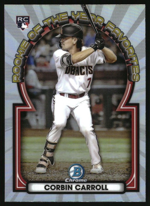 2023 Bowman #ROYF-1 Corbin Carroll Rookie of the Year Favorites