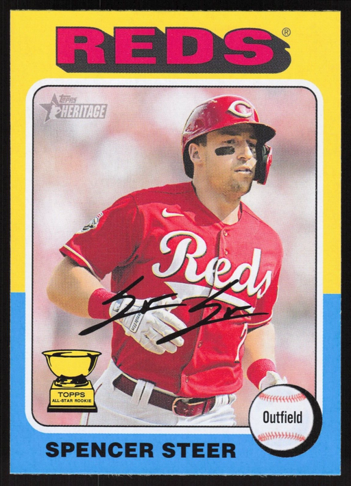 2024 Topps Heritage #235 Spencer Steer Base