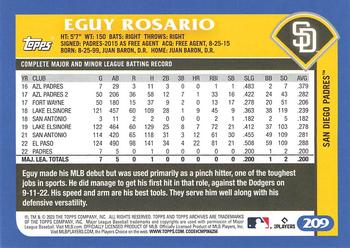 2023 Topps Archives #209 Eguy Rosario