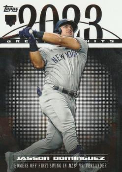 2024 Topps #23GH-26 Jasson Domínguez 2023 Greatest Hits