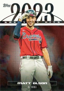 2024 Topps #23GH-3 Matt Olson 2023 Greatest Hits