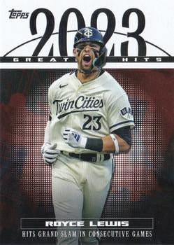 2024 Topps #23GH-23 Royce Lewis 2023 Greatest Hits