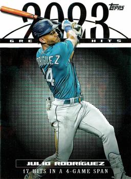 2024 Topps #23GH-17 Julio Rodríguez 2023 Greatest Hits
