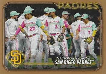 2024 Topps #2 San Diego Padres Gold