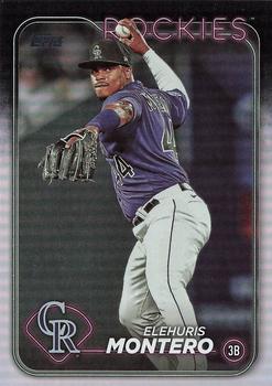 2024 Topps #341 Elehuris Montero Rainbow Foil