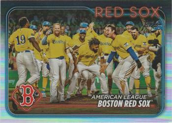 2024 Topps #288 Boston Red Sox Rainbow Foil