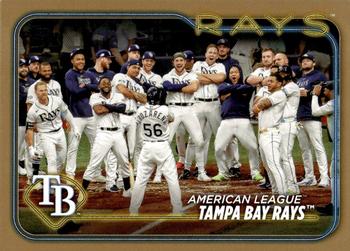 2024 Topps #211 Tampa Bay Rays Gold