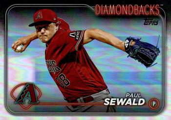 2024 Topps #271 Paul Sewald Rainbow Foil