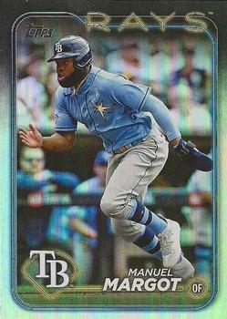 2024 Topps #347 Manuel Margot Rainbow Foil