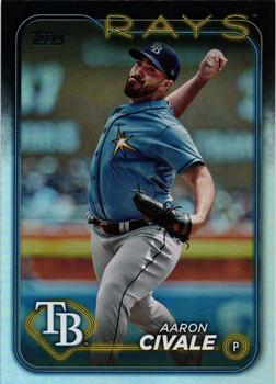 2024 Topps #170 Aaron Civale Rainbow Foil