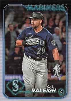 2024 Topps #122 Cal Raleigh Rainbow Foil