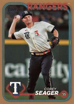 2024 Topps #150 Corey Seager Gold #/2024