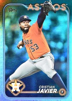 2024 Topps #269 Cristian Javier Rainbow Foil
