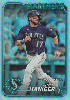 2024 Topps #382 Mitch Haniger Rainbow Foil