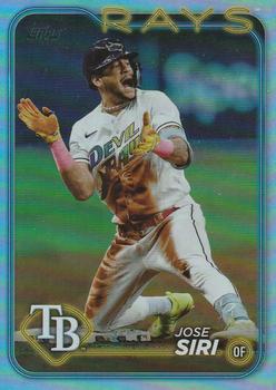 2024 Topps #436 Jose Siri Rainbow Foil