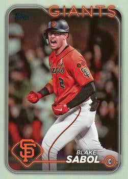 2024 Topps #521 Blake Sabol Rainbow Foil