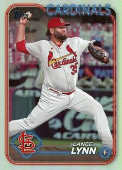 2024 Topps #630 Lance Lynn Rainbow Foil