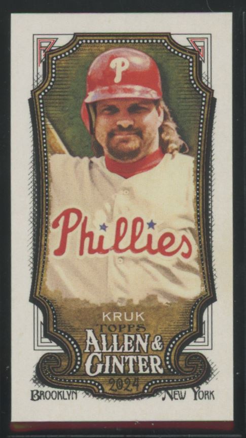 2024 Topps Allen & Ginter #346 John Kruk Mini A&G Back