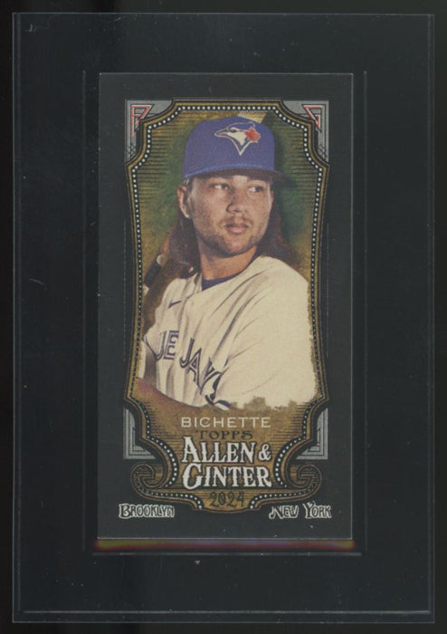 2024 Topps Allen & Ginter #9 Bo Bichette Black Bordered