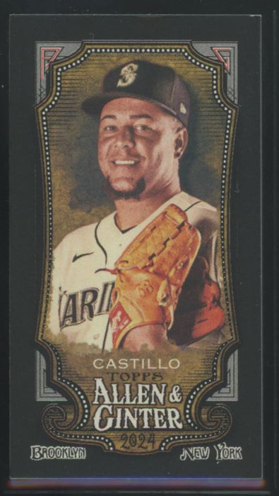 2024 Topps Allen & Ginter #80 Luis Castillo Mini Black Border