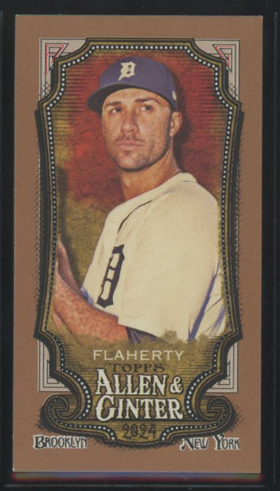 2024 Topps Allen & Ginter #348 Jack Flaherty Mini Gold Border