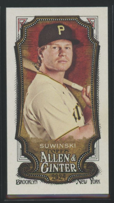 2024 Topps Allen & Ginter #163 Jack Suwinski Mini A&G Back