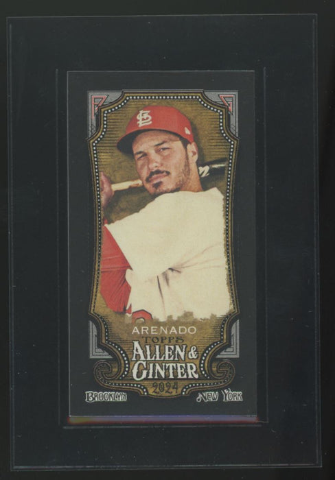 2024 Topps Allen & Ginter #169 Nolan Arenado Mini Black Border