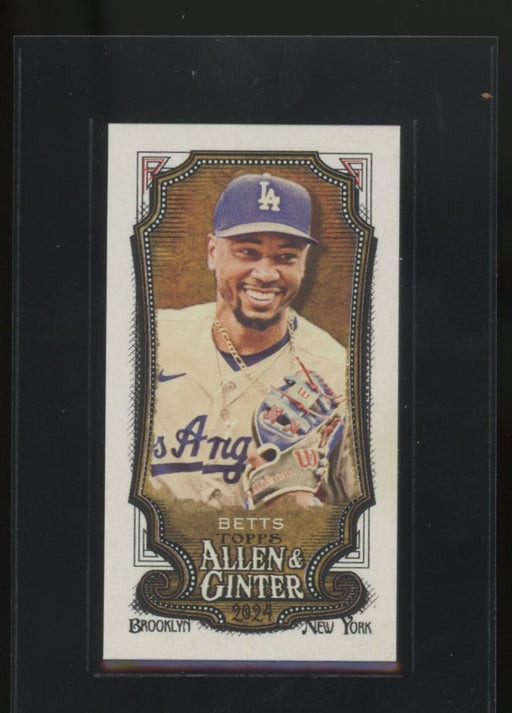 2024 Topps Allen & Ginter #94 Mookie Betts Mini A&G Back