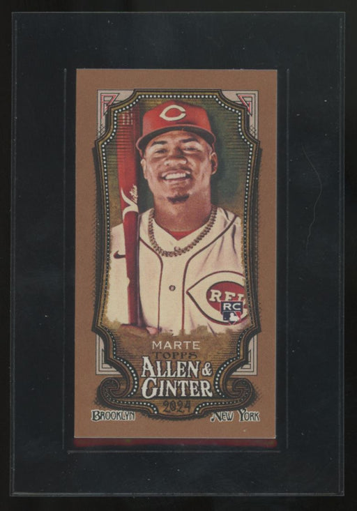 2024 Topps Allen & Ginter #71 Noelvi Marte Mini Gold Border