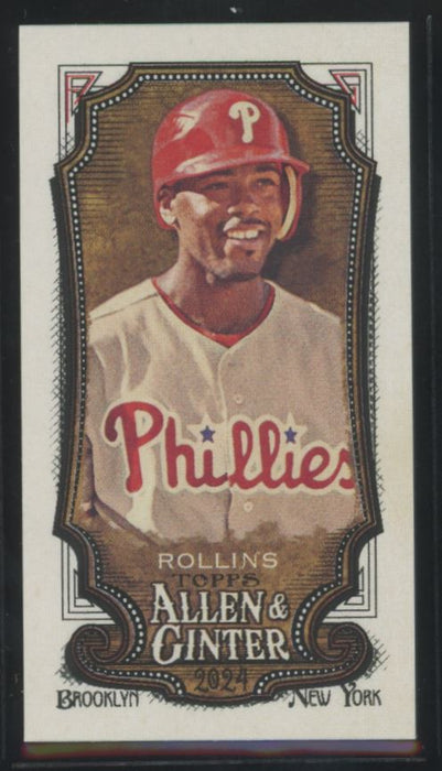 2024 Topps Allen & Ginter #103 Jimmy Rollins Mini