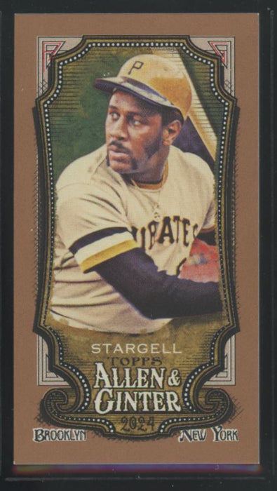 2024 Topps Allen & Ginter #332 Willie Stargell Mini Gold Border