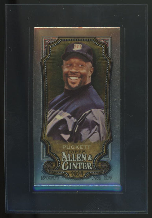 2024 Topps Allen & Ginter #153 Kirby Puckett Mini Chrome