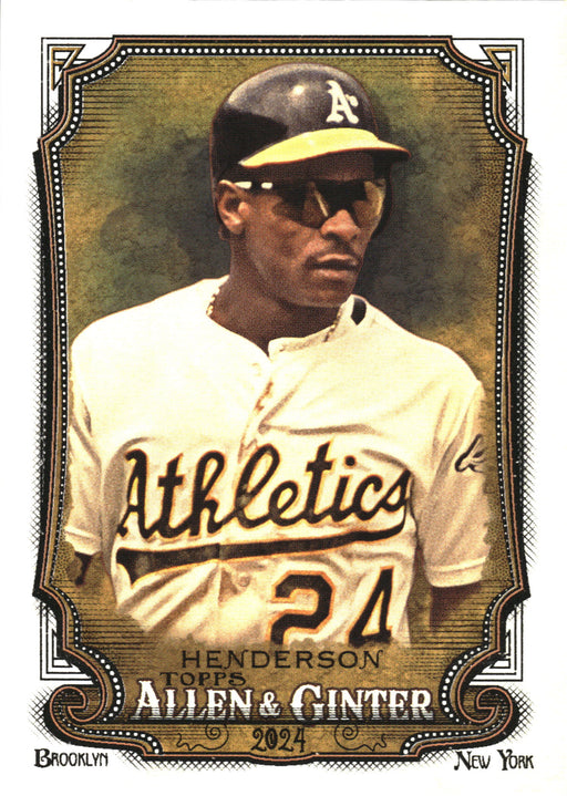 2024 Topps Allen & Ginter #256 Rickey Henderson