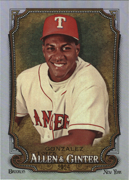 2024 Topps Allen & Ginter #311 Juan Gonzalez Silver Portrait