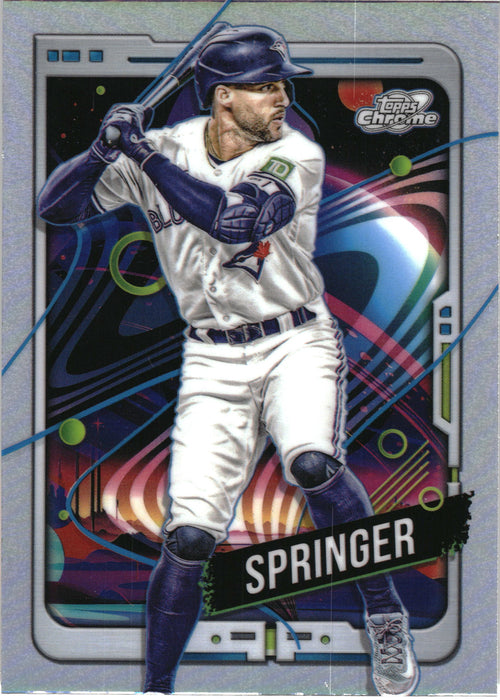 2024 Topps Chrome Cosmic #122 George Springer Refractors