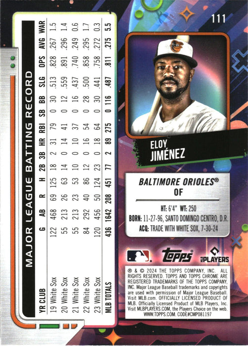 2024 Topps Chrome Cosmic #111 Eloy Jiménez