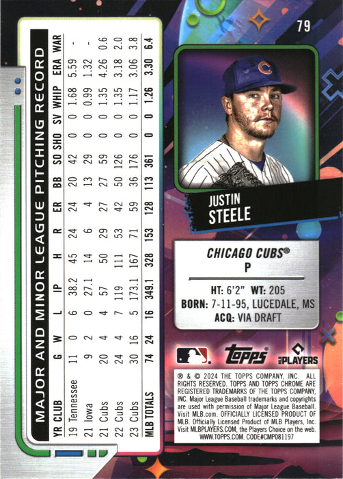 2024 Topps Chrome Cosmic #79 Justin Steele